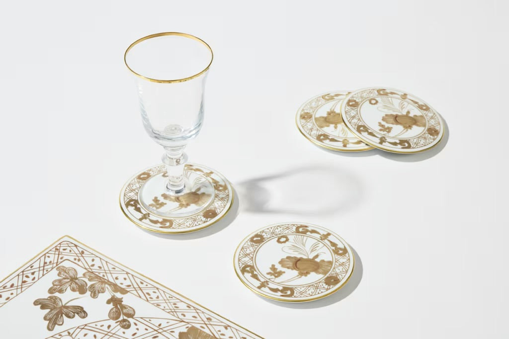 Set 4 sottobicchieri Aurum Oriente Italiano GINORI1735