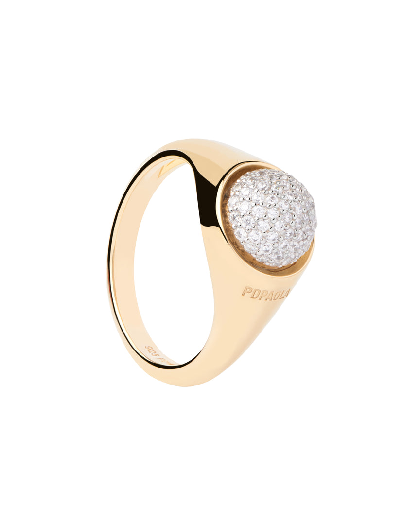 Anello MOON PAVÉ PDpaola