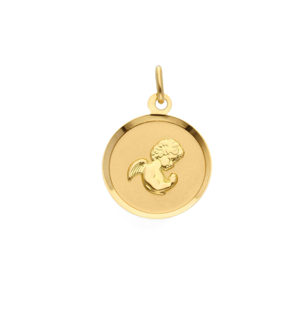 Ciondolo Angelo oro 18 kt